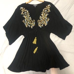 Lulu’s Boho embroidered dress